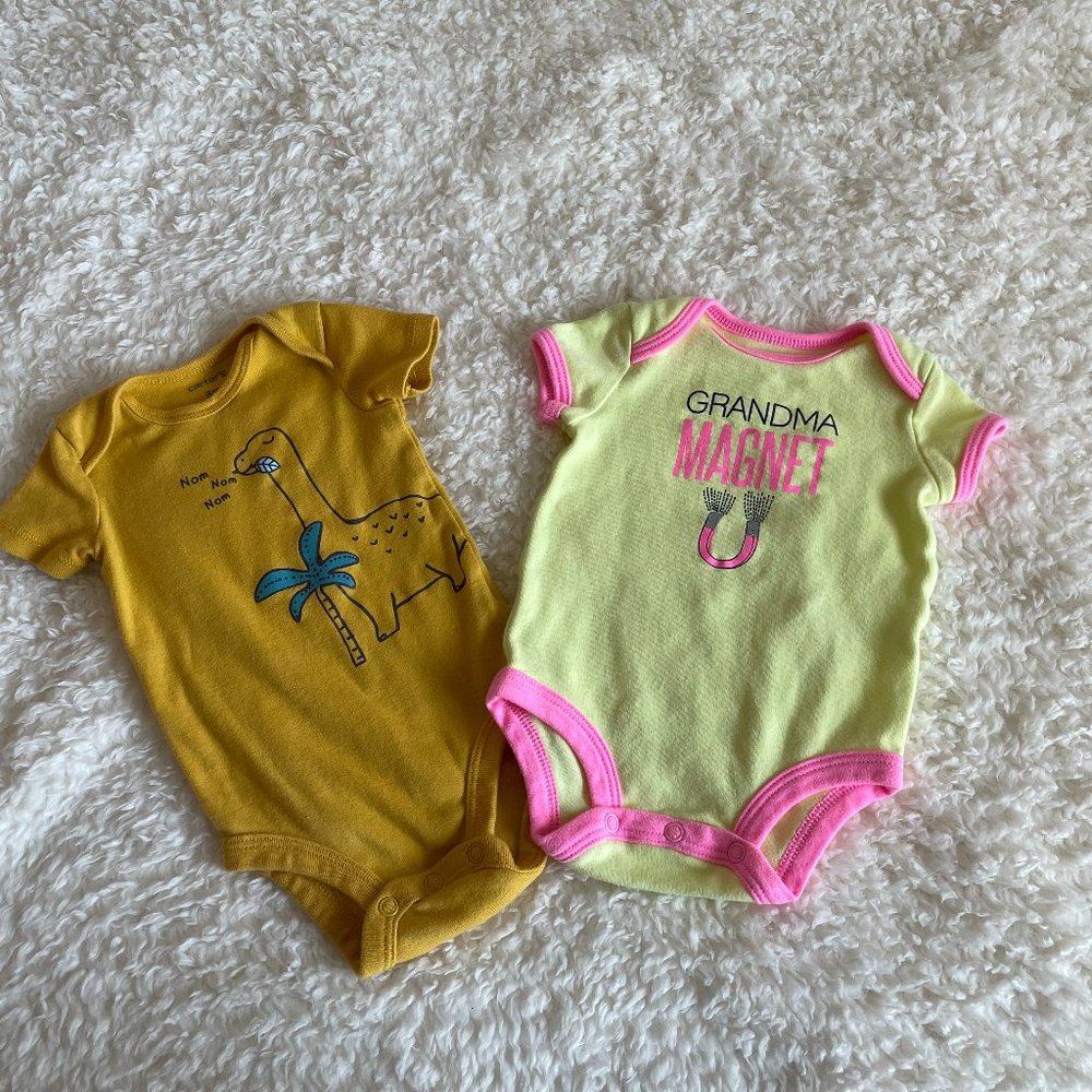 CARTER'S Short Sleeve Onesies
